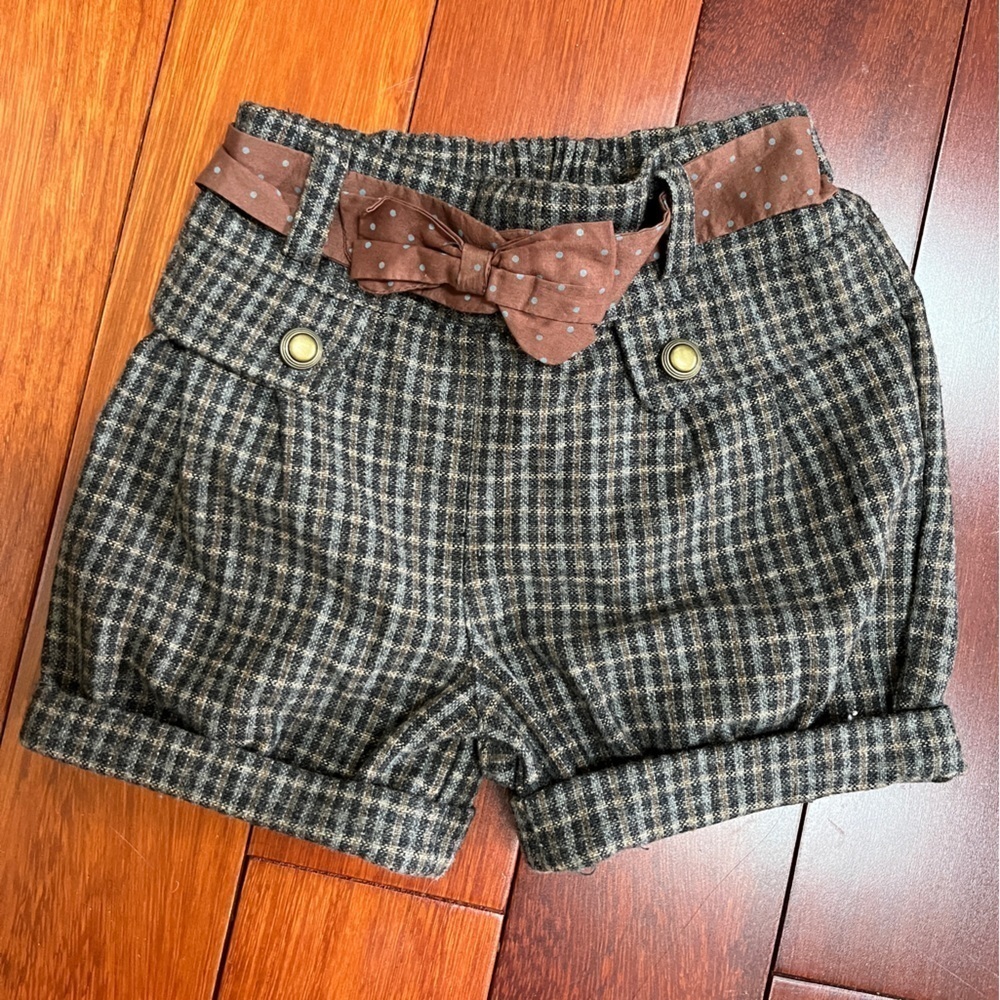 Joe Fresh toddler boys plaid shorts size 18-24 months